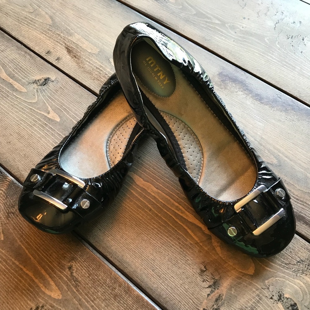 Black Patent Ballet Flats